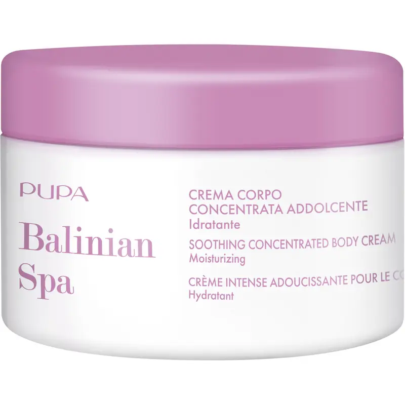 PUPA BALINIAN SPA CREMA CORPO CONCENTRATA ADDOLCENTE IDRATANTE VASO 150 ML