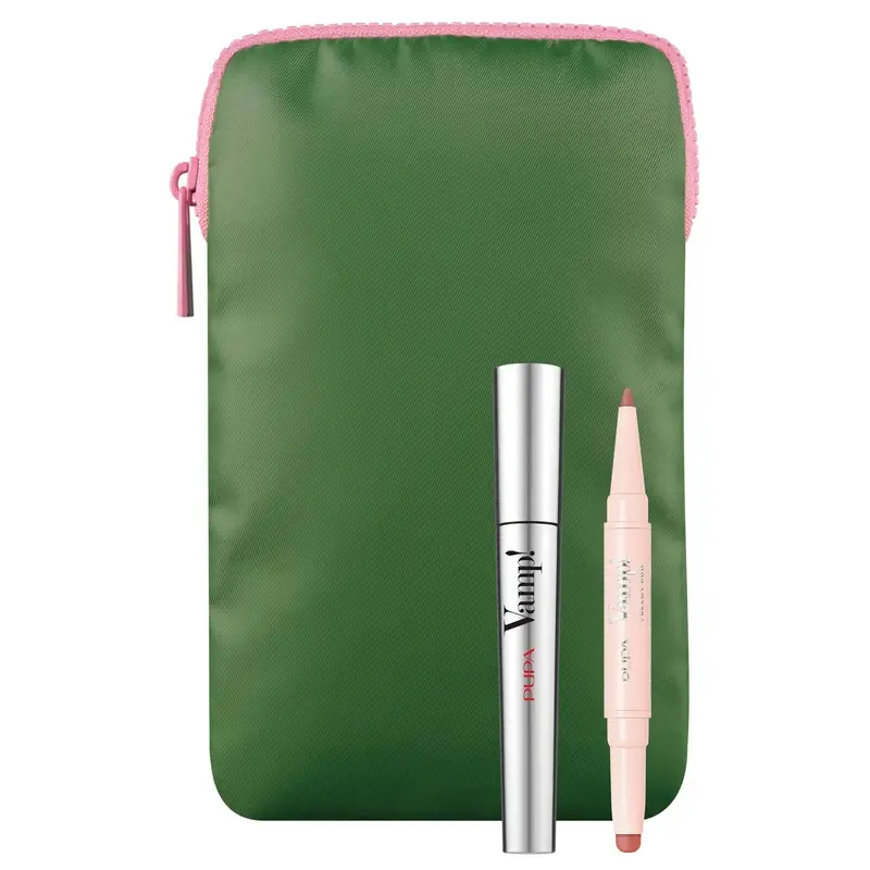 PUPA POCHETTE KIT VAMP! MASCARA + VAMP! CREAMY DUO