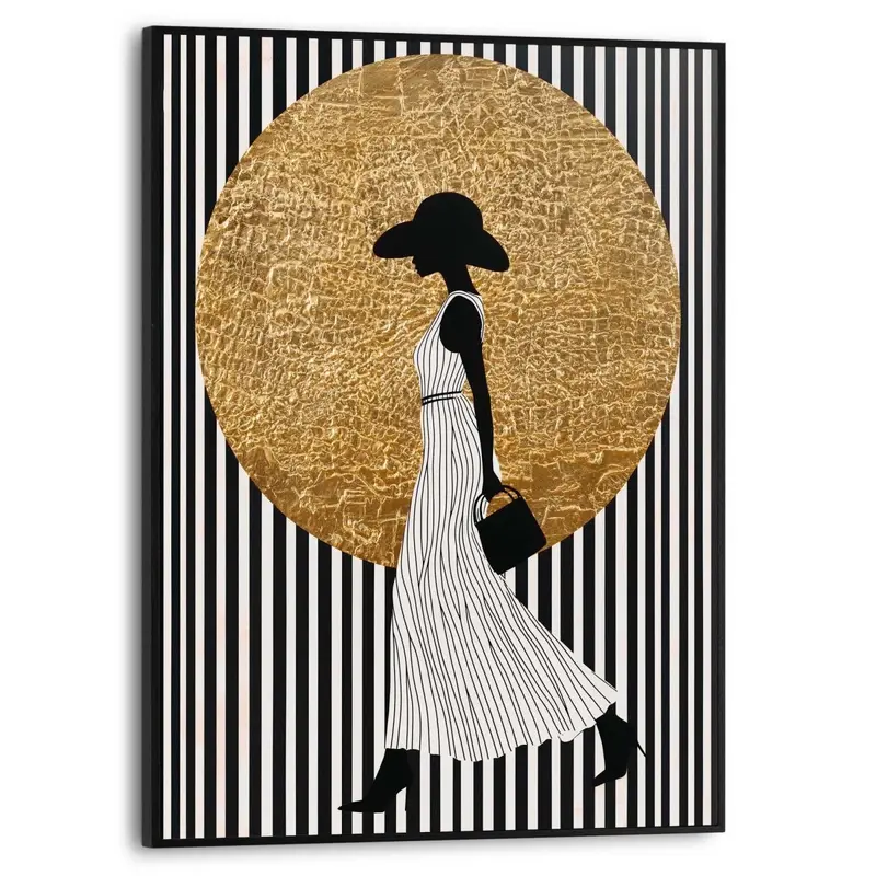 Quadro stampa di alta qualità walking lady 40x30cm | Rohome