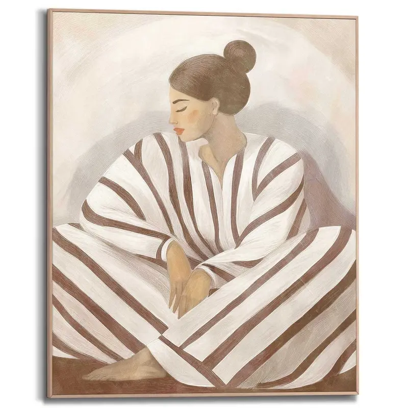 Quadro stampa di alta qualità Zen lady 50x40cm | Rohome