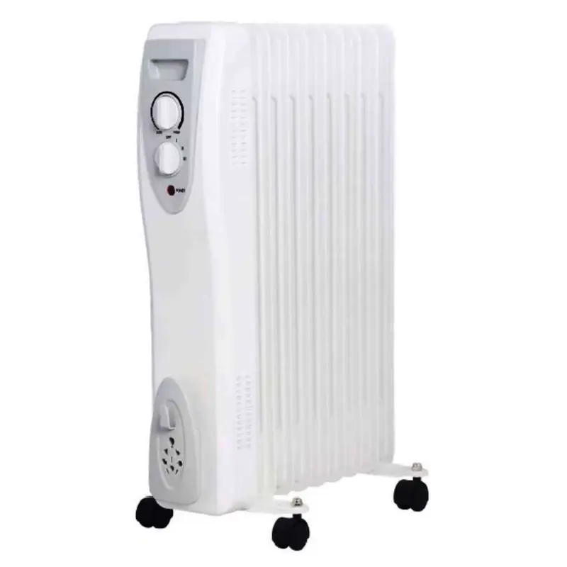 Radiatore Ad Olio Or150-7 Stufa Elettrica - Interno 7 Elementi 1500W - Bianco