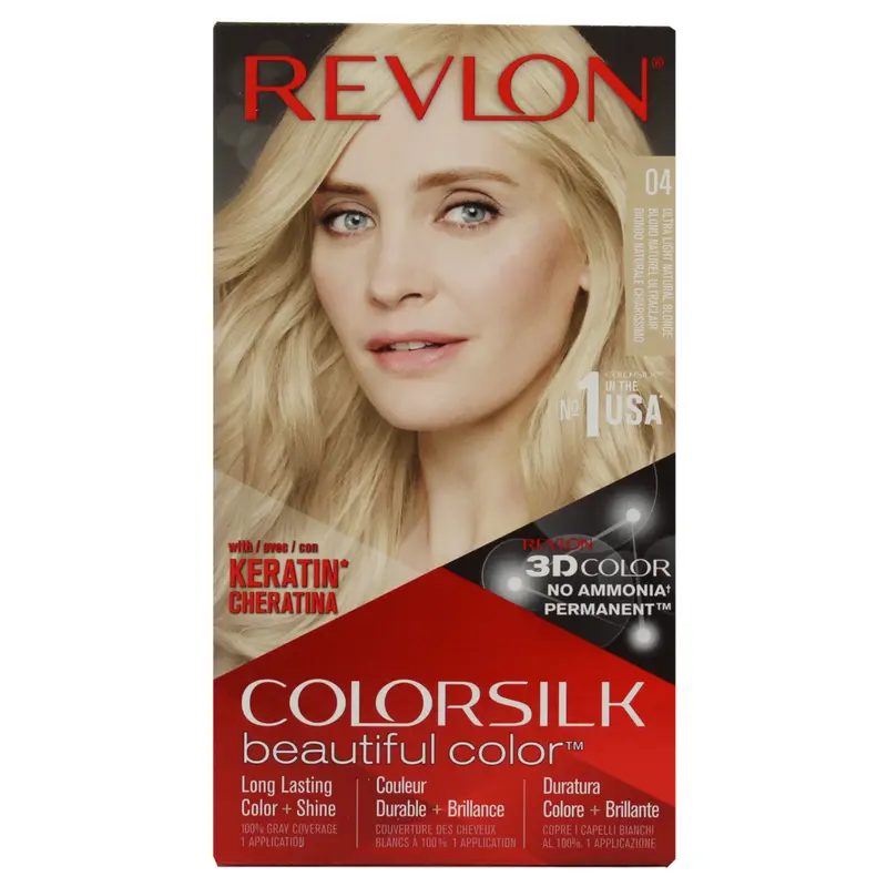 REVLON COLOR SILK 04 BIONDO NATURALE CHIARISSIMO PERMAMENTE SENZA AMMONIACA