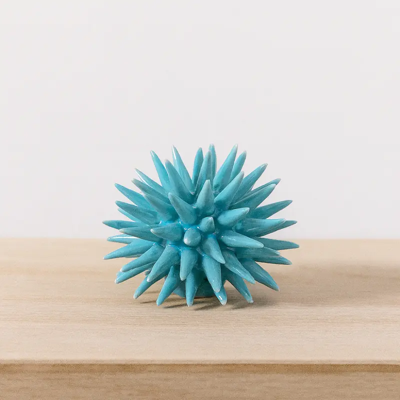 Riccio Caprese Riccio Decor Ceramica Acquamarina Ø6cm