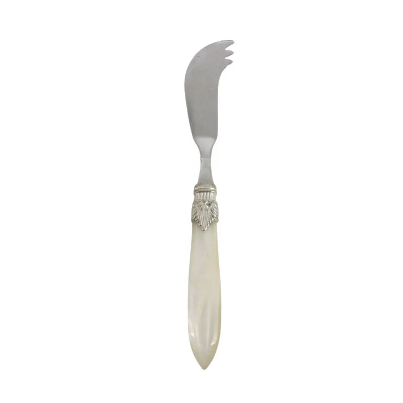 Rivadossi Laura Coltello Formaggio Argentato Avorio 17 cm