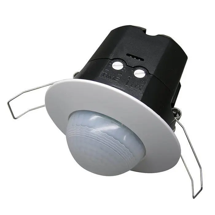 Rivelatore Movimento Perry SP020 – Sensore PIR Incasso 360° da Soffitto per Controllo Automatico Professionale