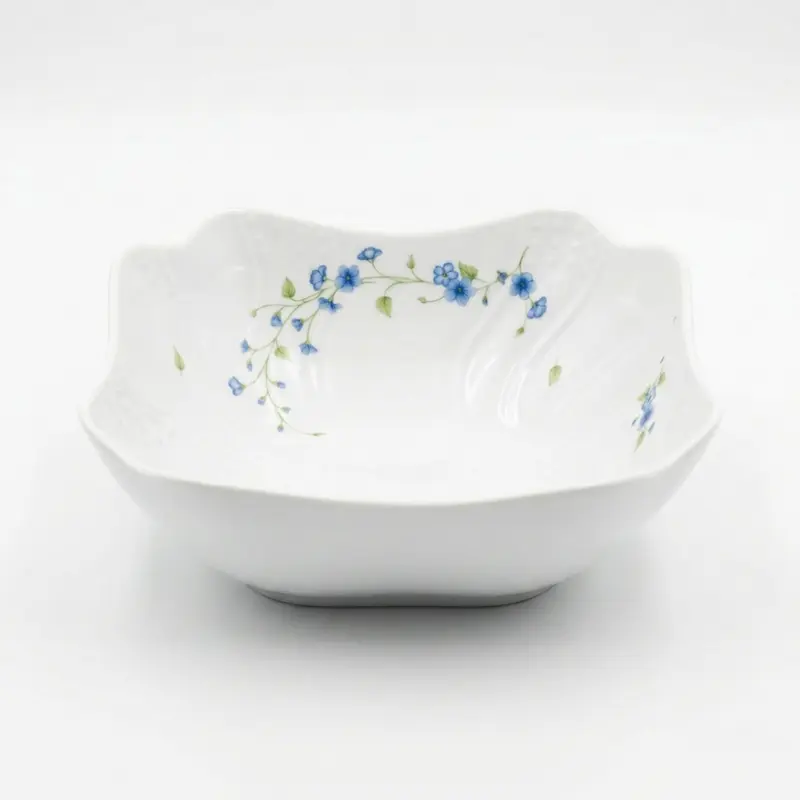 Rosenthal Insalatiera Quadrata Porcellana Newa 26cm
