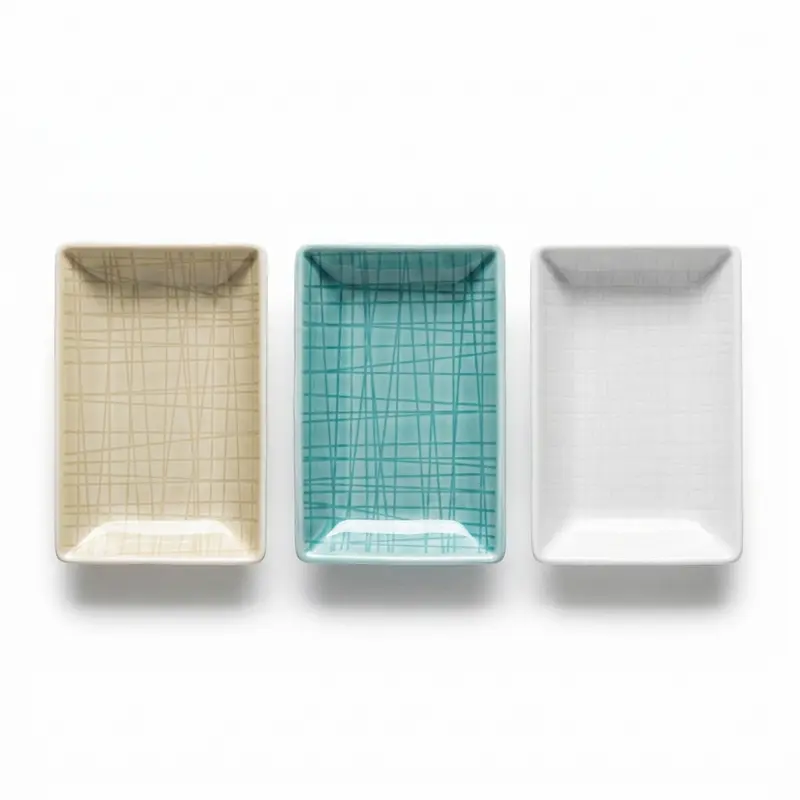 Rosenthal Mesh Dish Porcellana Rettangolare 10×7 cm