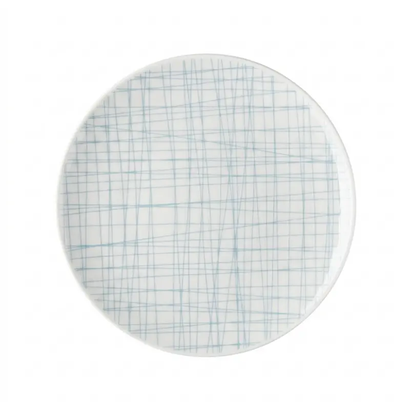Rosenthal Piatto Pane Dessert Porcellana Mesh Aqua 17cm