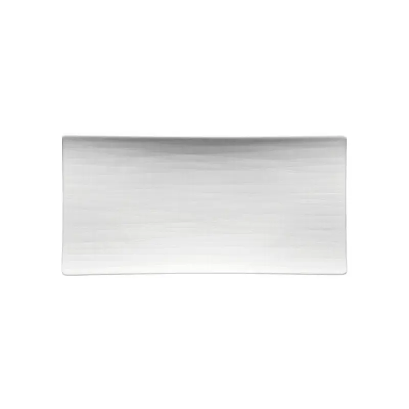 Rosenthal Piatto Rettangolare Porcellana Mesh White 20x10