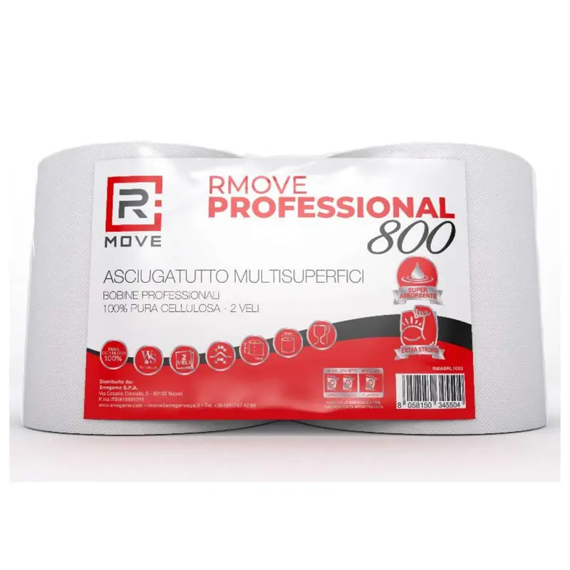 Rotolone In Cellulosa Xxl800 Professionale 2 Veli Bobina Doppia