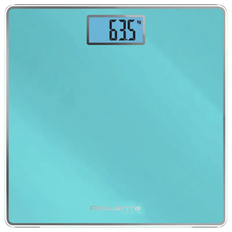 Rowenta Classic BS1503 Quadrato Turchese Bilancia pesapersone elettronica