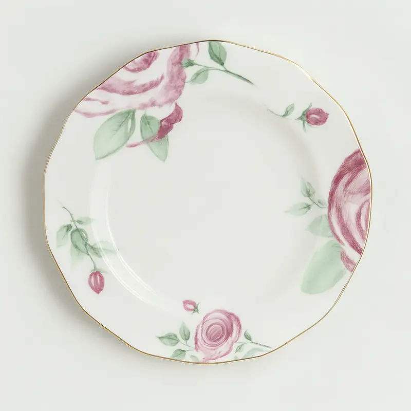 Royal Albert Piatto Piano Porcellana Rose Clouds Ø 27 cm