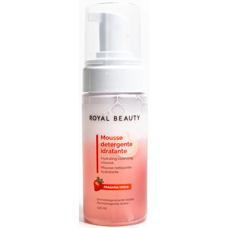 ROYAL BEAUTY MOUSSE DETERGENTE IDRATANTE FRAGOLA 120 ML