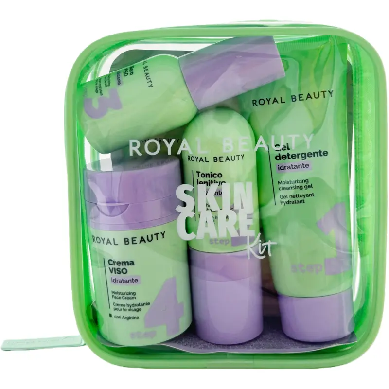 ROYAL BEAUTY TRAVEL KIT IDRATANTE CON ARGININA CONTENENTE