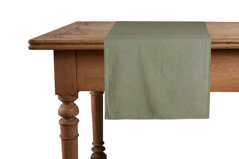 Runner da tavola misto lino made in italy OLIVA