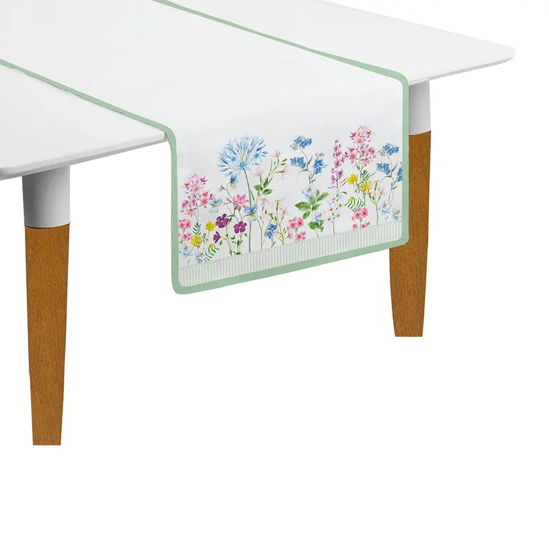 Runner in cotone linea floraison 140x45cm | rohome