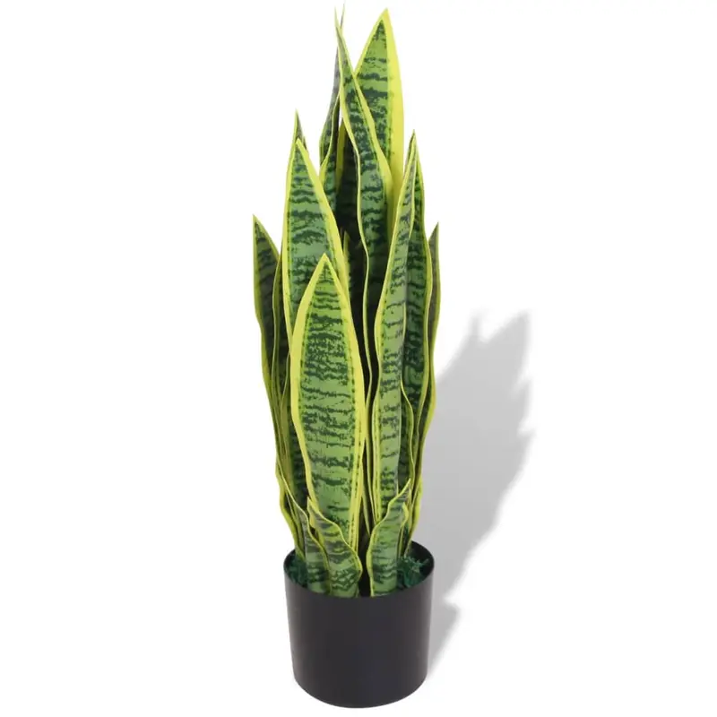 Sansevieria Pianta Artificiale con Vaso 65 cm
