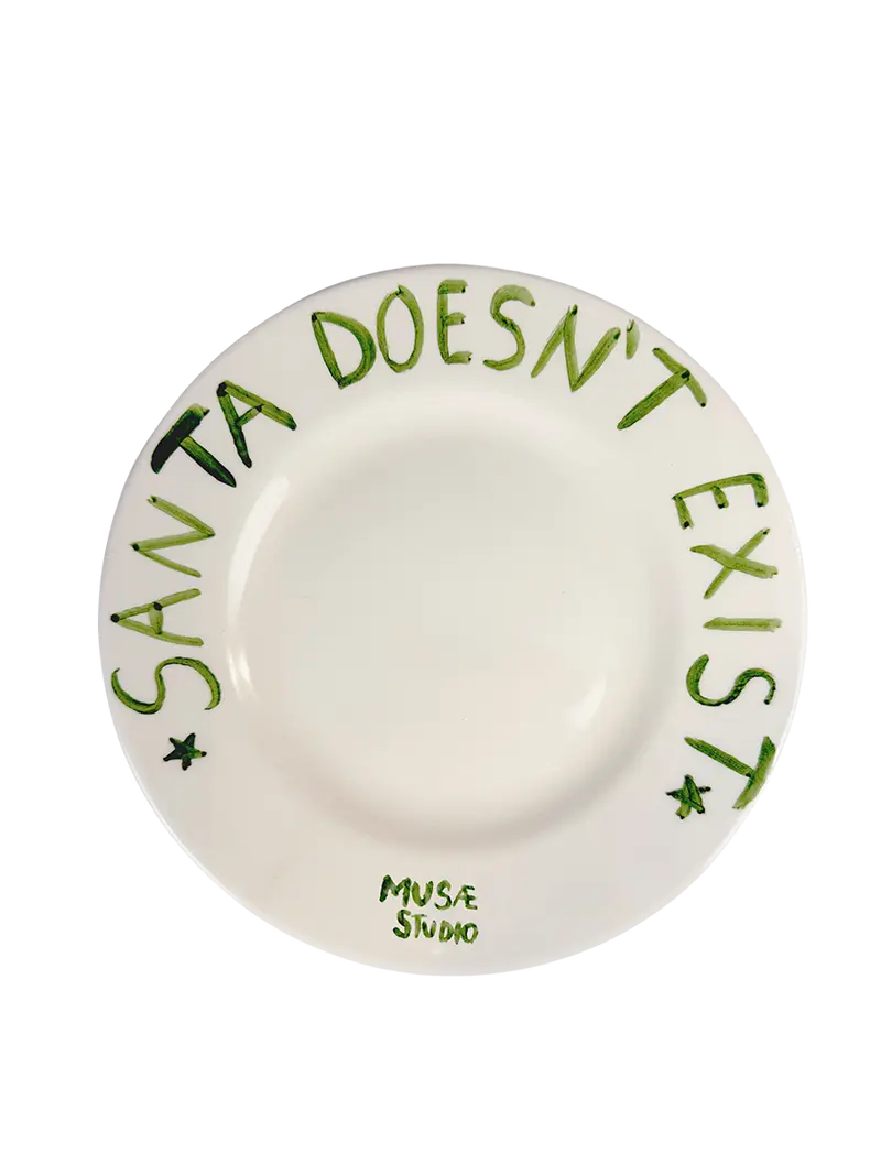 “SANTA DOESN’T EXIST” Dinner Plate 23 cm