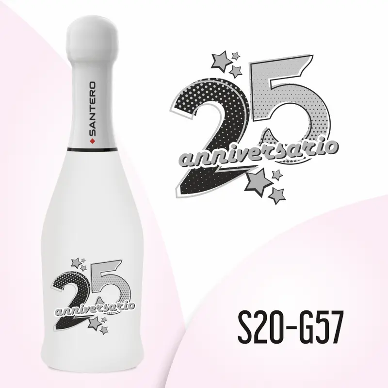 Santero Spumante Extra Dry White Lt 0,20 25° Anniversario