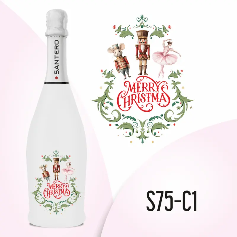 Santero Spumante Extra Dry White Lt 0,20Merry Christmas