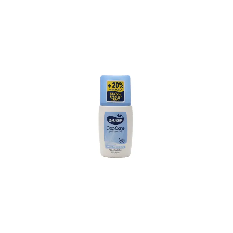 SAUBER DEO CARE PELLI SENSIBILI CON ATTIVI POSTBIOTICI 48h VAPO 90 ML