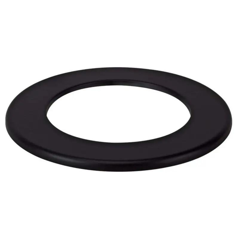 Save Anello Da Parete Per Stufa A Legna Porcellanato Plus Light Col. Nero Opaco Ø Cm. 15
