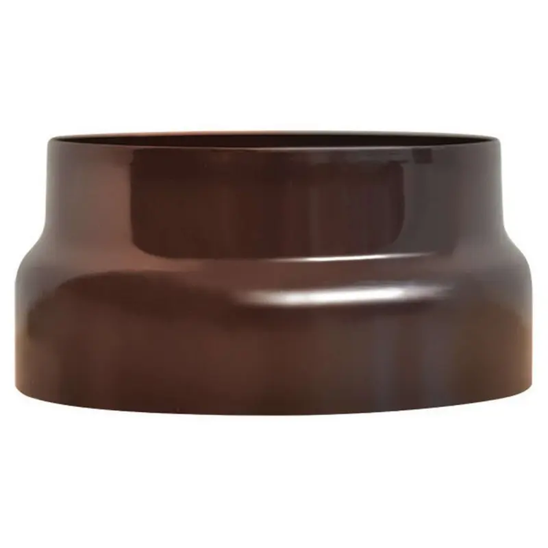 Save Riduzione Per Stufa A Legna Porcellanato Classic Col. Marrone Ø Cm. 14X12