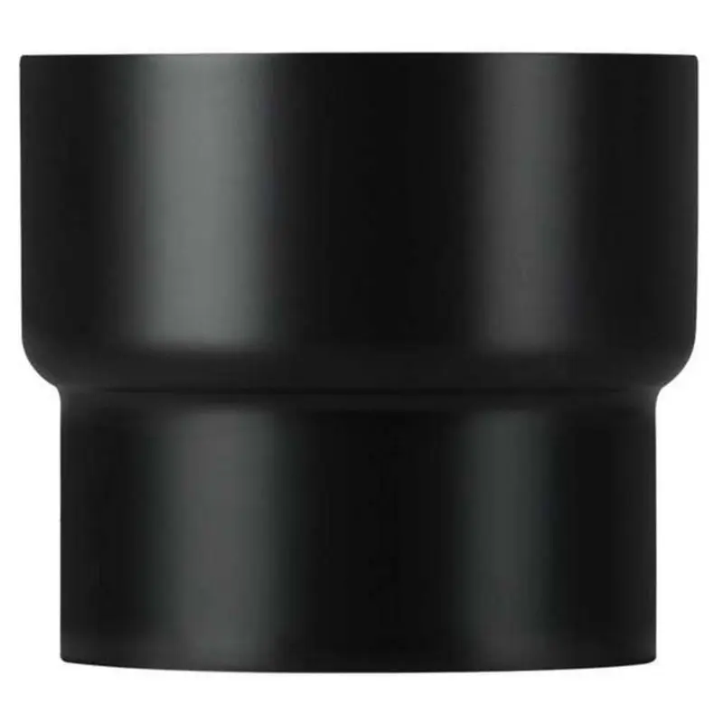 Save Riduzione Stufa A Legna Porcellanato Plus Light Col. Nero Opaco Ø Cm. 13X12 - 2 Pz