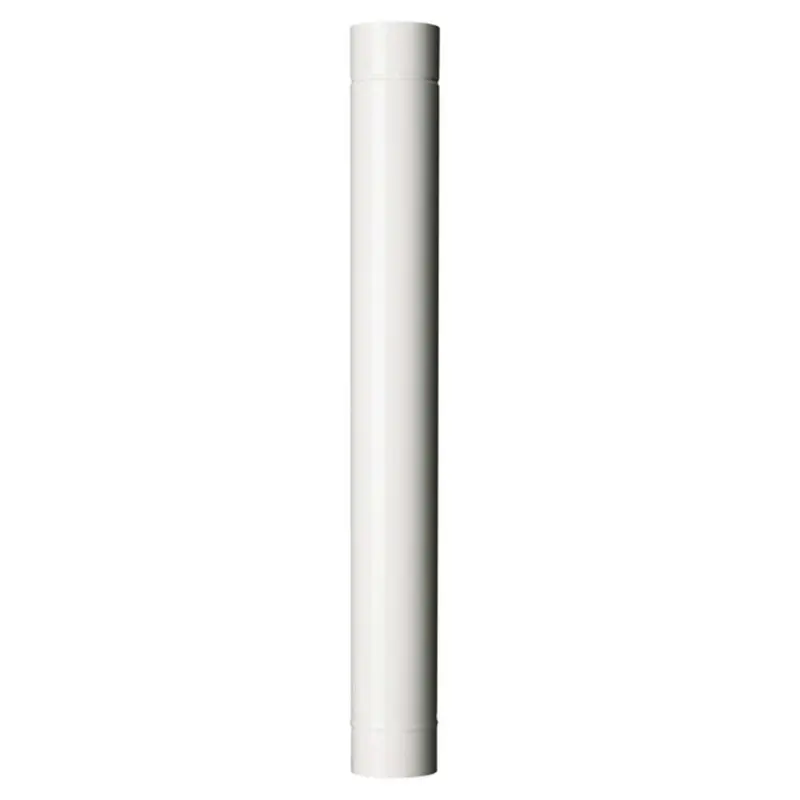 Save Tubo Per Stufa A Legna Porcellanato Classic Col. Bianco Ø Cm. 10X 25 - 12 Pz