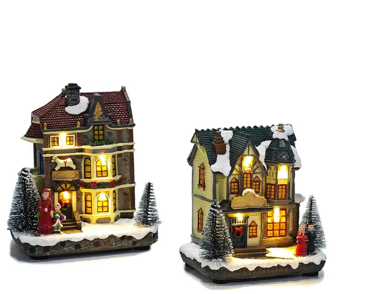 Scenografia Villaggio Natalizio case| Rohome