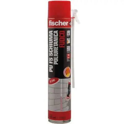 Schiuma Poliuretanica Fischer 542395 750ml – Antifuoco Monocomponente Classe B2 Professionale