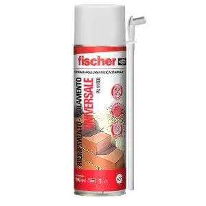 Schiuma Poliuretanica Universale Fischer 9284 500ml – Espandente Multiuso Alta Resa