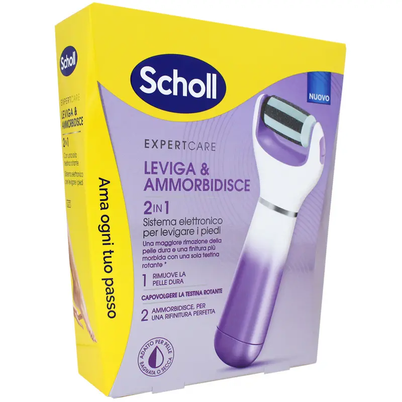 SCHOLL EXPERT CARE 2in1 ELETTRONICO LEVIGA & AMMORBIDISCE