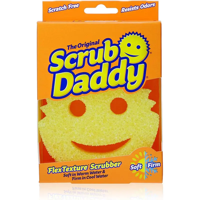 SCRUB DADDY THE ORIGINAL SPONGE SCRUBBER SOFT - SPUGNA ANTIGRAFFIO STOVIGLIE -