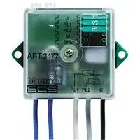 SCS Interfaccia Contatto Modulo Basic BTicino Terraneo 3477 - 2 Contatti Indipendenti