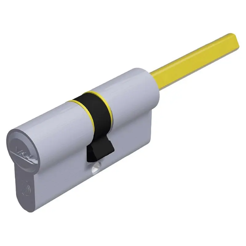 Securemme Cilindro Cromo Satinato K2 Con Codolo 5 Chiavi Mm. 70 (30+40)