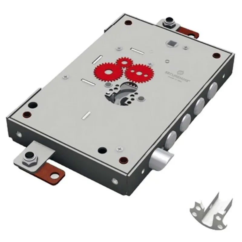 Securemme Serratura Triplice Per Porte Blindate Sx Reversibile Interasse Mm.28 Art. 265