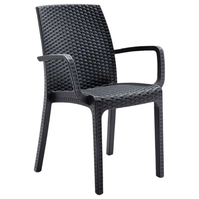 Sedia Indiana Cm. 59X57X86 H Col. Antracite