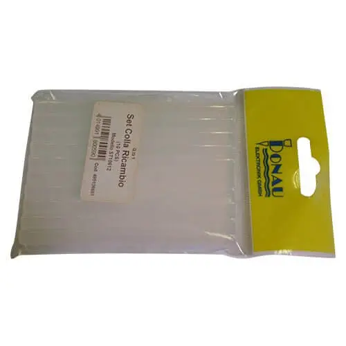 Set 12 Stick Colla Silicone Melchioni 495136661 - Ricambio per Pistola a Caldo