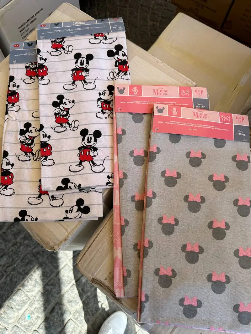 Set 2 Strofinacci Disney Home – Mickey & Minnie Mouse