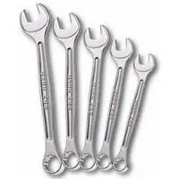 Set 5 Chiavi Forchetta Inclinata BLACK+DECKER U02850858 - 9-19mm Cromo Vanadio
