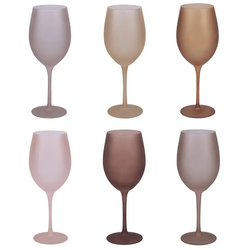 Set 6 Calici smerigliati effetto frozen chocolate | rohome