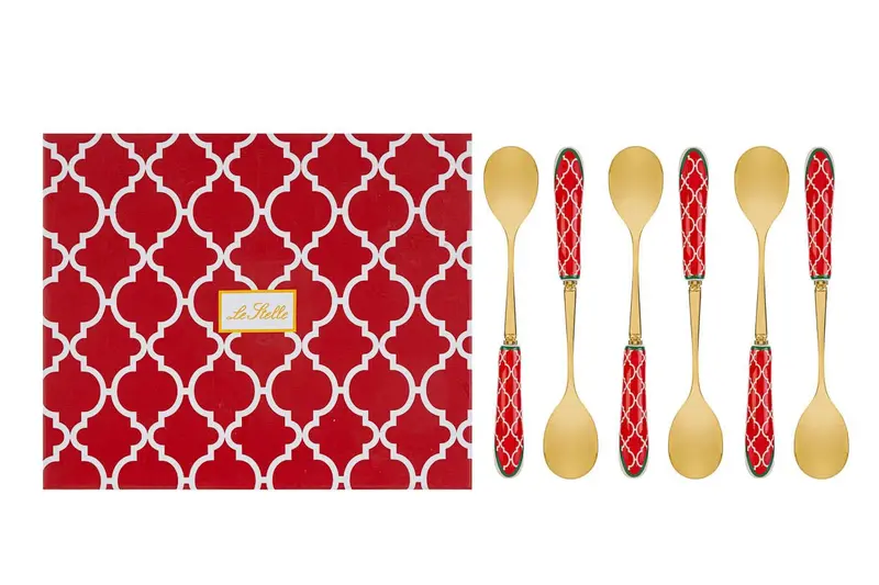 Set 6 cucchiaini natalizi con astuccio | Rohome