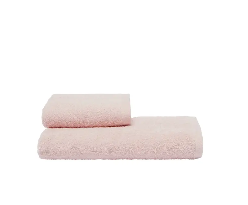Set Asciugamani 2 Pezzi (1 Asciugamano viso 1 Asciugamano ospite) soffici morbidi assorbenti ROSA