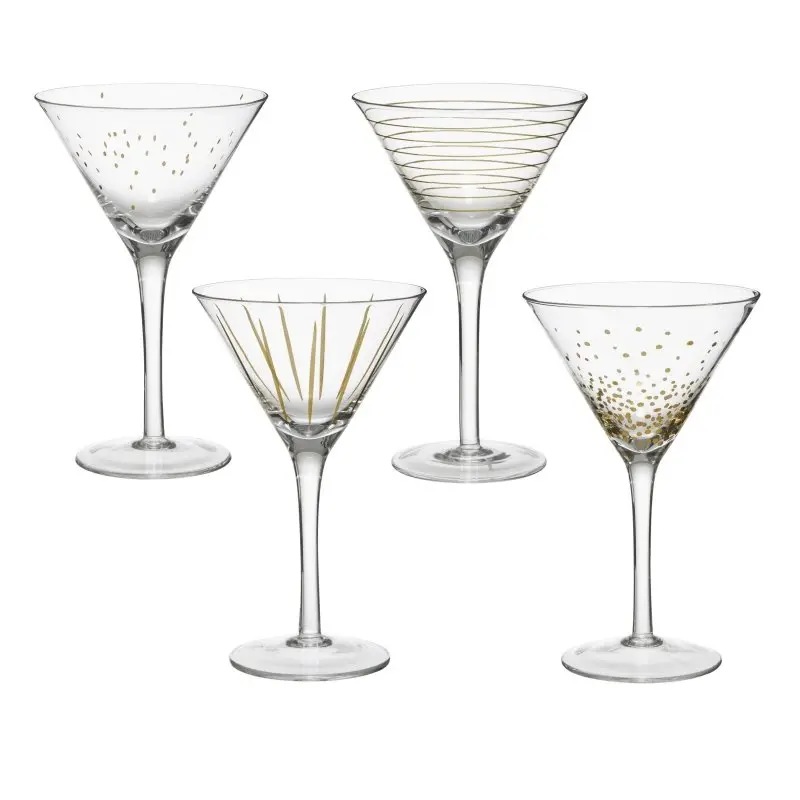 Set bicchieri aperitivo martini