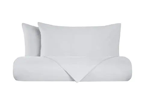 Set copripiumino federe parure copripiumino flanella caldo cotone 100% cotone Made in Italy BIANCO