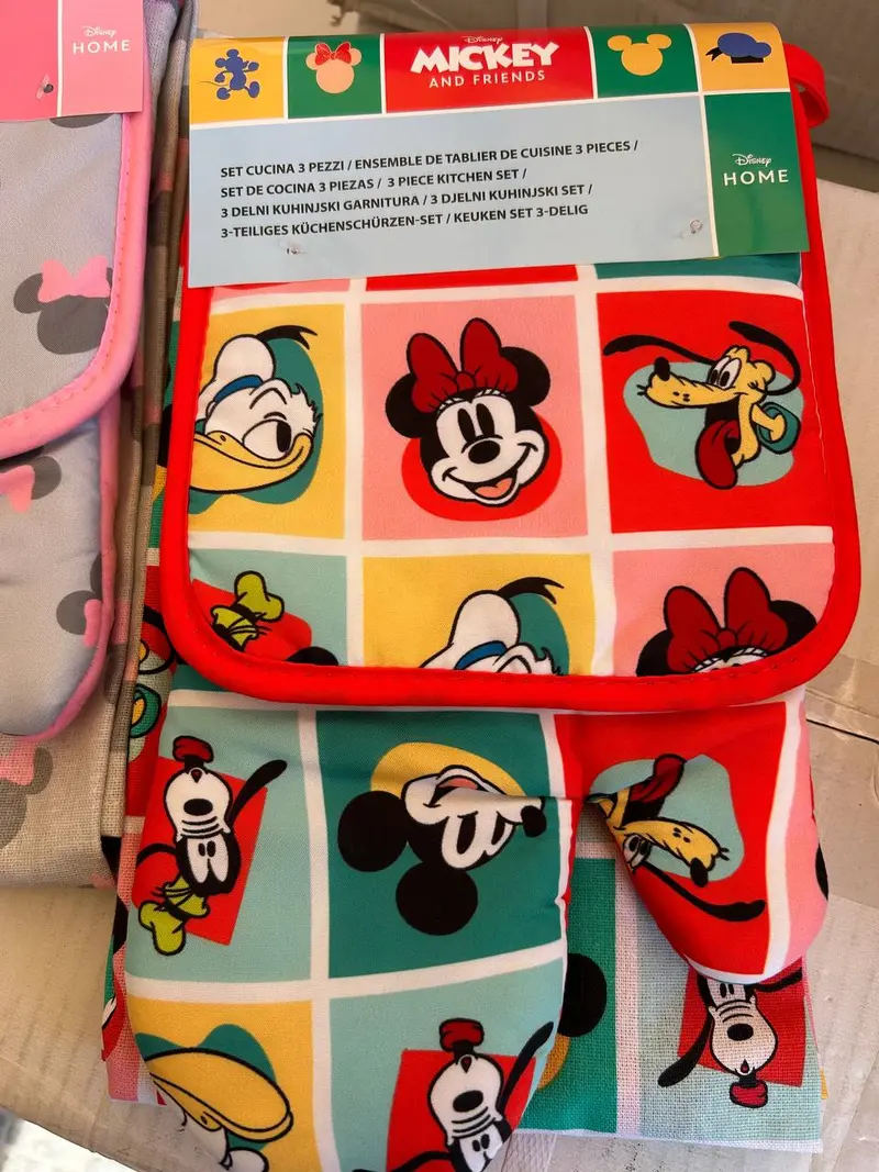 Set Cucina Disney 3 Pezzi – Grembiule, Guantone e Presina