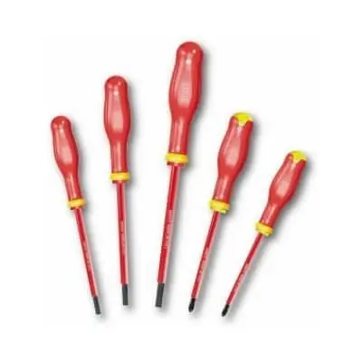 Set Giraviti Isolati BLACK+DECKER U00910100 - 5 Pezzi EN60900 IMQ 1000V Professionale
