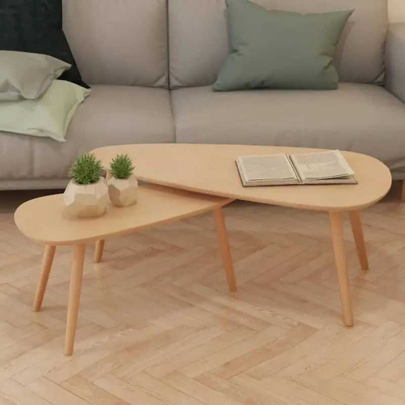 Set Tavolini Moss Legno