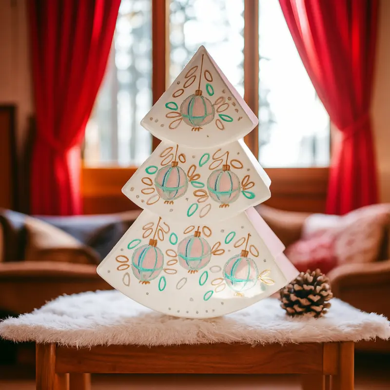 Sharon Albero Natale Cipria Argento H 24